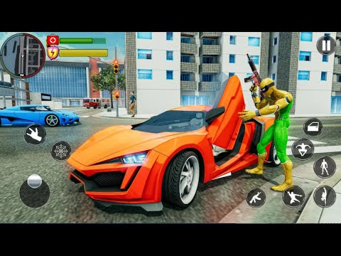Spider Rope Hero Gangster Crime Vegas City Simulator - Android Gameplay #1