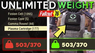 Fallout 76 How to Get Unlimited Carry Weight