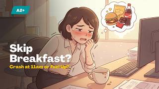 Is Breakfast Really the Most Important Meal of the Day? | Easy English Conversation for Beginners 03
