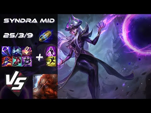 MID Syndra vs Gragas - EU Challenger Patch 25.20
