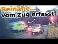 Beinahe Vom ZUG Erfasst Fatales Überholen Viele Nervöse Drängler 254 GERMANDASHCAM