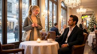 “Is this seat only for the Rich?”—Asked the Poor Girl to the CEO Sitting Alone at the Christmas Café