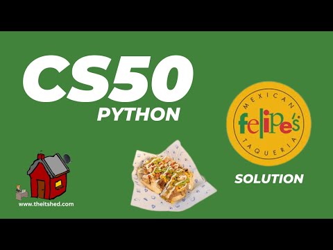 CS50 Python Felipe's Taqueria - Python
