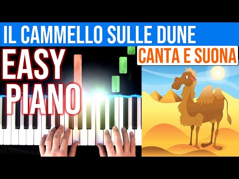 #14 Il Cammello Sulle Dune - EASY PIANO Tutorial with various BPM 140 - 100 - 120 BPM 🎹 - 4K🤙