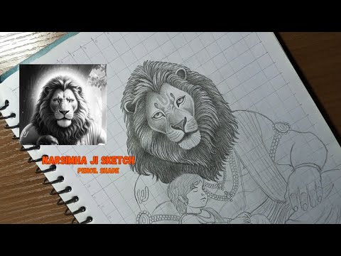 DRAWING a Narsimha Face Sketch