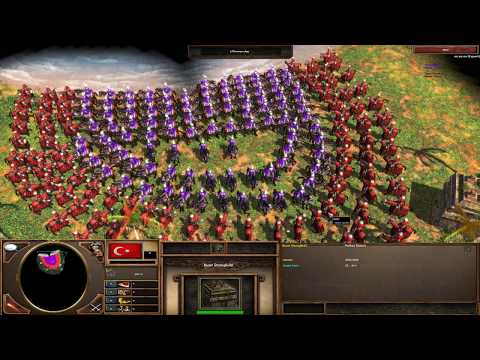 Age of Empires 3 - 100 Spahi Vs 100 Cuirassier 4K