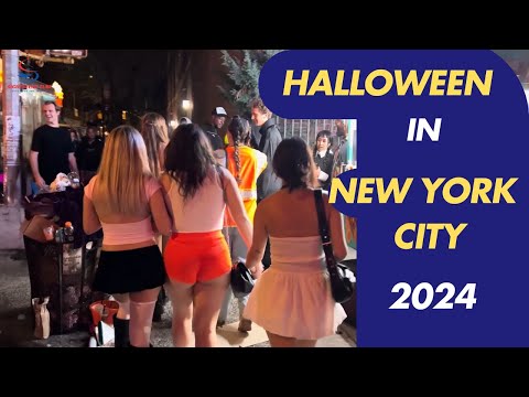Halloween Celebrations in NYC Streets - A Fun Night Tour Full of Scary Costumes and Festive Vibes!