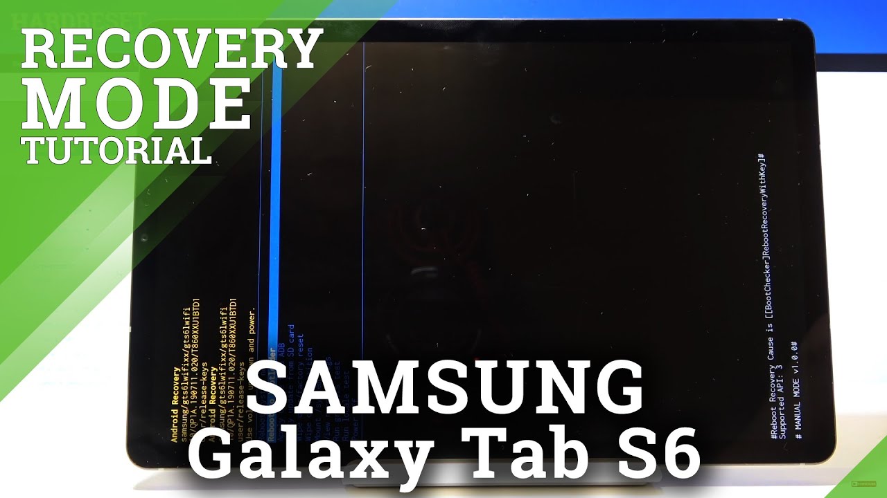 How to Enter Recovery Mode on SAMSUNG Galaxy Tab S6 - Exit Recovery