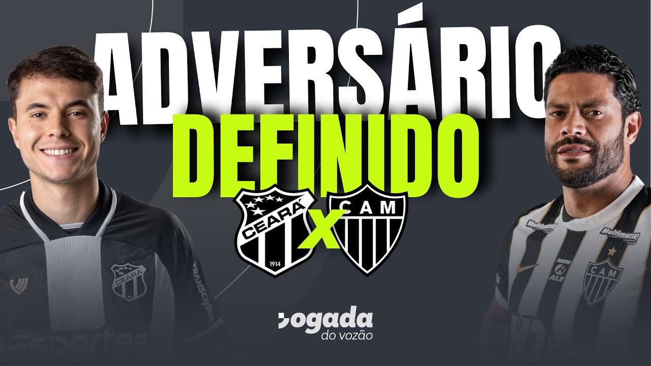 Imagem da notícia Ceará terá difícil missão contra Atlético-MG, mas vantagem de decidir em casa; veja vídeo