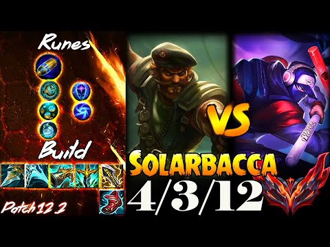 [ Solarbacca ] Gangplank vs Shen Top -  Season 12 - Grandmaster