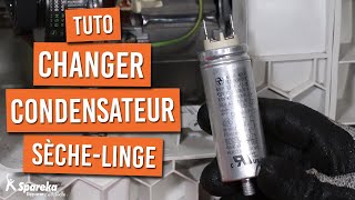 Comment changer le condensateur moteur d\'un sèche linge