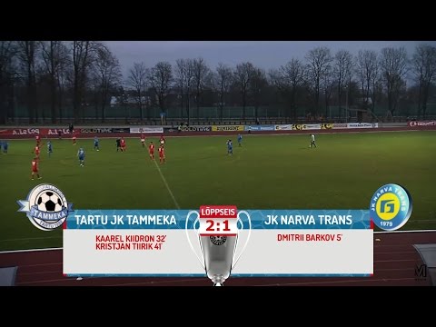 XXXVI voor 2015: Tartu JK Tammeka - JK Narva Trans 2:1 (2:1)