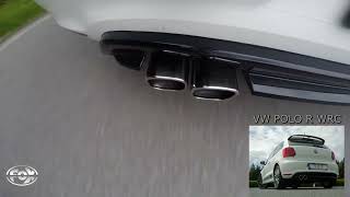 Video: Fox Edelstahl Sportauspuff-Komplettanlage ab Kat VW Polo 6R WRC Video: Fox Edelstahl Sportauspuff-Komplettanlage ab Kat VW Polo 6R WRC