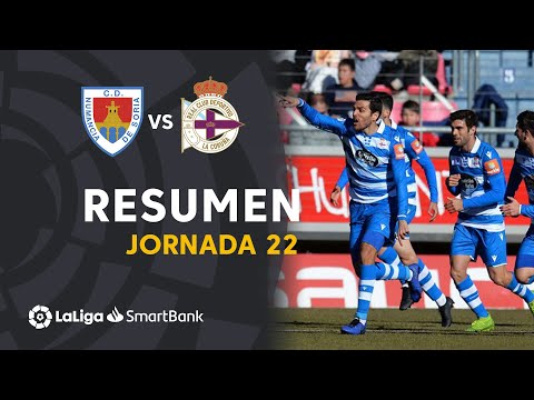 Resumen de CD Numancia vs RC Deportivo (0-1)