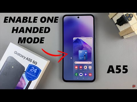 How To Enable One Handed Mode On Samsung Galaxy A55 5G