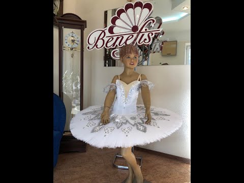 Ballet costume Marie, Clara  Pas de deux  Snow Queen The Nutcracker P 0256 - video 2