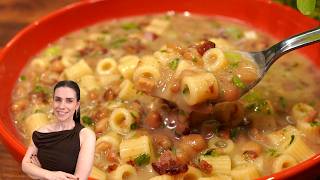 SOPA DE MACARRÃO COM FEIJÃO, BEM FÁCIL E PRATICA!