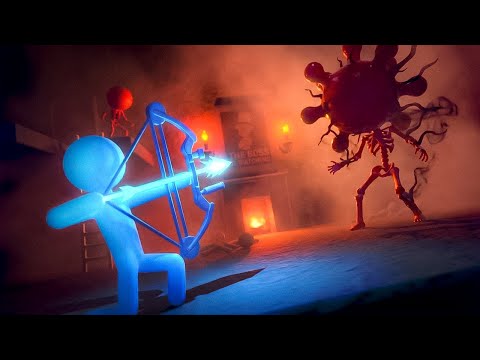 Fighting NEW ZOMBIES in Stick It To The Stickman!