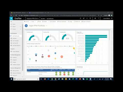 PowerApps Project Portfolio Management using OnePlan Demo
