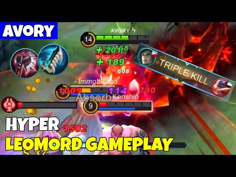 Hyper Leomord Gameplay - Avory | MLBB