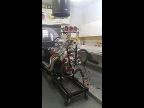 632 ALUMINUM BIG BLOCK WITH 1471 FUEL INJECTED BLOWER HOLLEY TERMINATOR EFI FULL CUSTOM PAINT