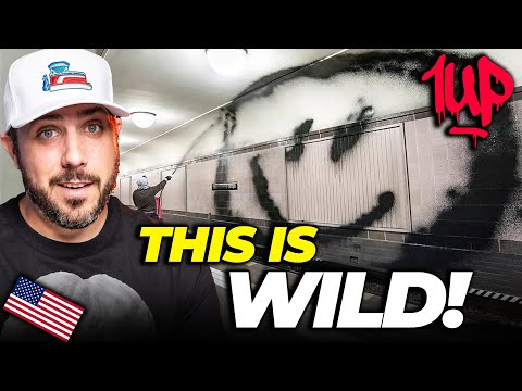 American Reacts to German Graffiti Culture (1UP Crew)