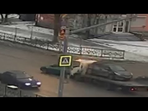 Первоуральский боевик - похищение, погоня, столкновение. Real Video