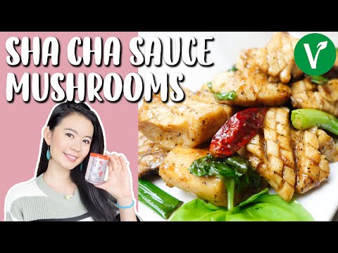 Taiwanese KING OYSTER MUSHROOM with SHA CHA sauce