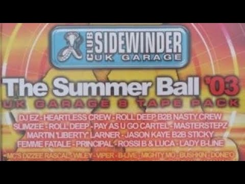Masterstepz B2B Femme Fatale, MC CKP, Wiley, Champagne Bubblee, Dappa @ Sidewinder, 14th June 2003