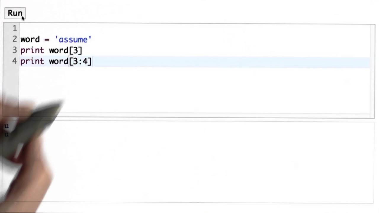 Selecting Sub Sequences - Intro to Computer Science