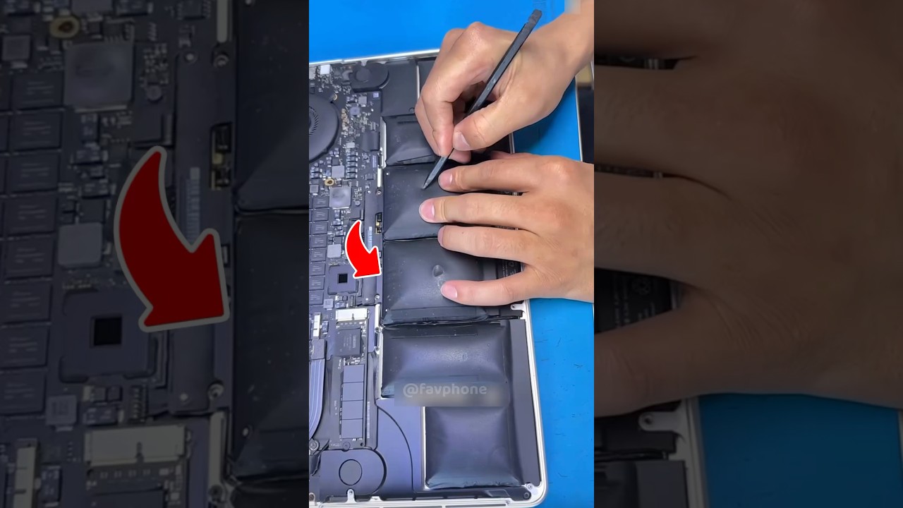 MacBook Battery Replacement 🔋💻🛠️ \#MacBookBattery #BatteryReplacement #favphone