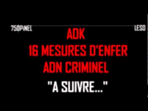 ADK (ADN CRIMINEL) - 16 MESURES D'ENFER