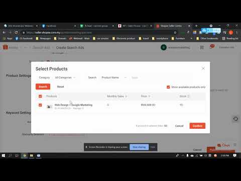 How to use Shopee Seller Center to check got how many potential customer search for similar product