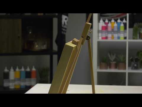 Creative Mark Rambler Folding Wood Art & Display Table Easel - Visual Commerce #2