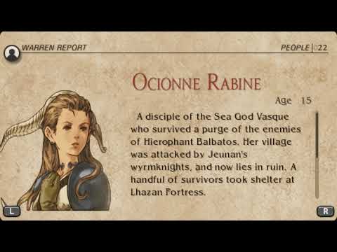 Tactics Ogre: Let Us Cling Together - 120 Ch 4 (Chaos) #51 SideQuest Exeter 06 Ocionne Wyrmcaller