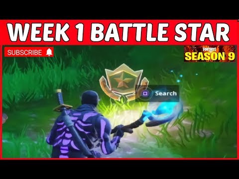 Fortnite Season 9 Week 1 Loading Screen Secret Battlestar/Banner Location GUIDE! - Fortnite Battle