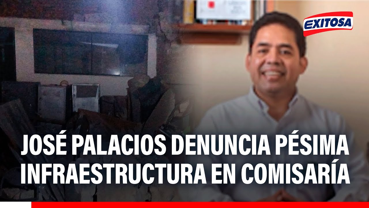 🔴🔵 José Palacios denuncia pésima infraestructura en comisaría de El Agustino: "Es un abandono total"