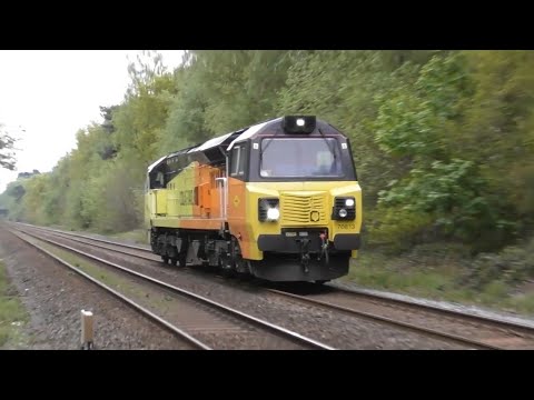 Colas Rail 70813 storms through Sutton Park - 03/05/20