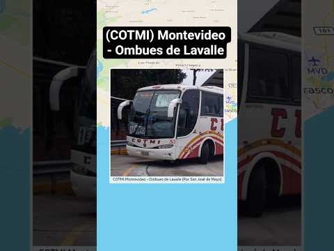 (COTMI) Montevideo - Ombues de Lavalle #cotmi #montevideo #colonia #busesuy #uruguay