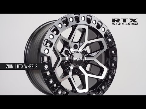 Zion Black Machined | RTX Wheels