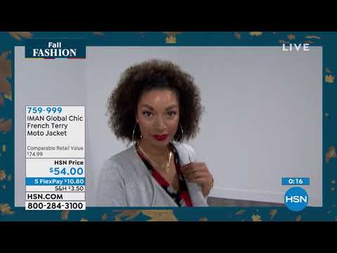 HSN | IMAN Global Chic Fashions 13th Anniversary - Fall Fashion Event 09.30.2021 - 04 PM