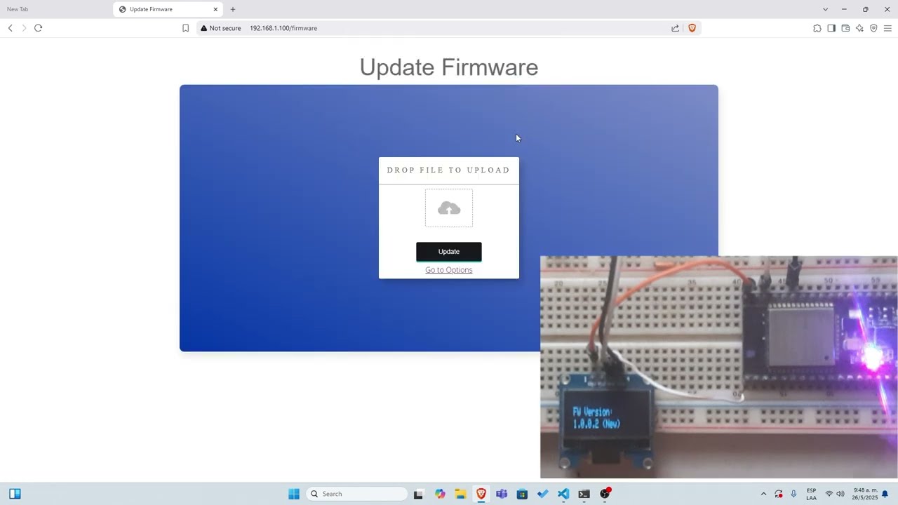 Firmware Update using HTTP (OTA)