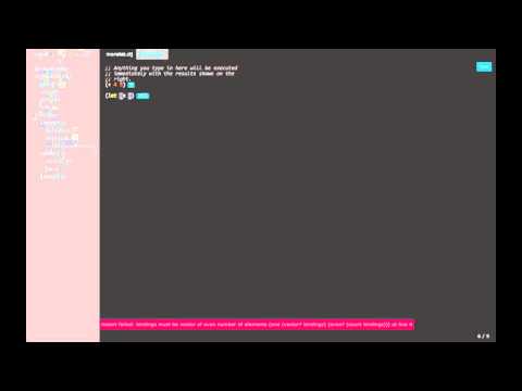 Light Table Tutorial - Clojure in the Instarepl