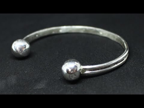 HOW TO MAKE A SILVER CUFF BRACELET