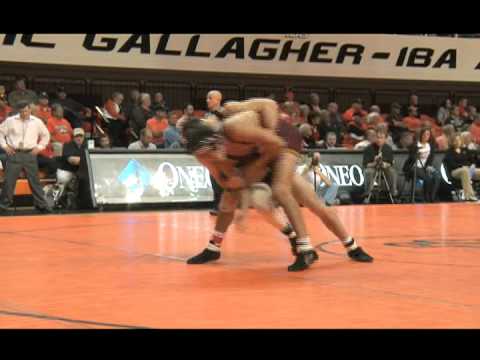 Derek St. John vs Daniel Zilverberg-157 Semi Match-2012 NWCA/Cliff Keen National Duals