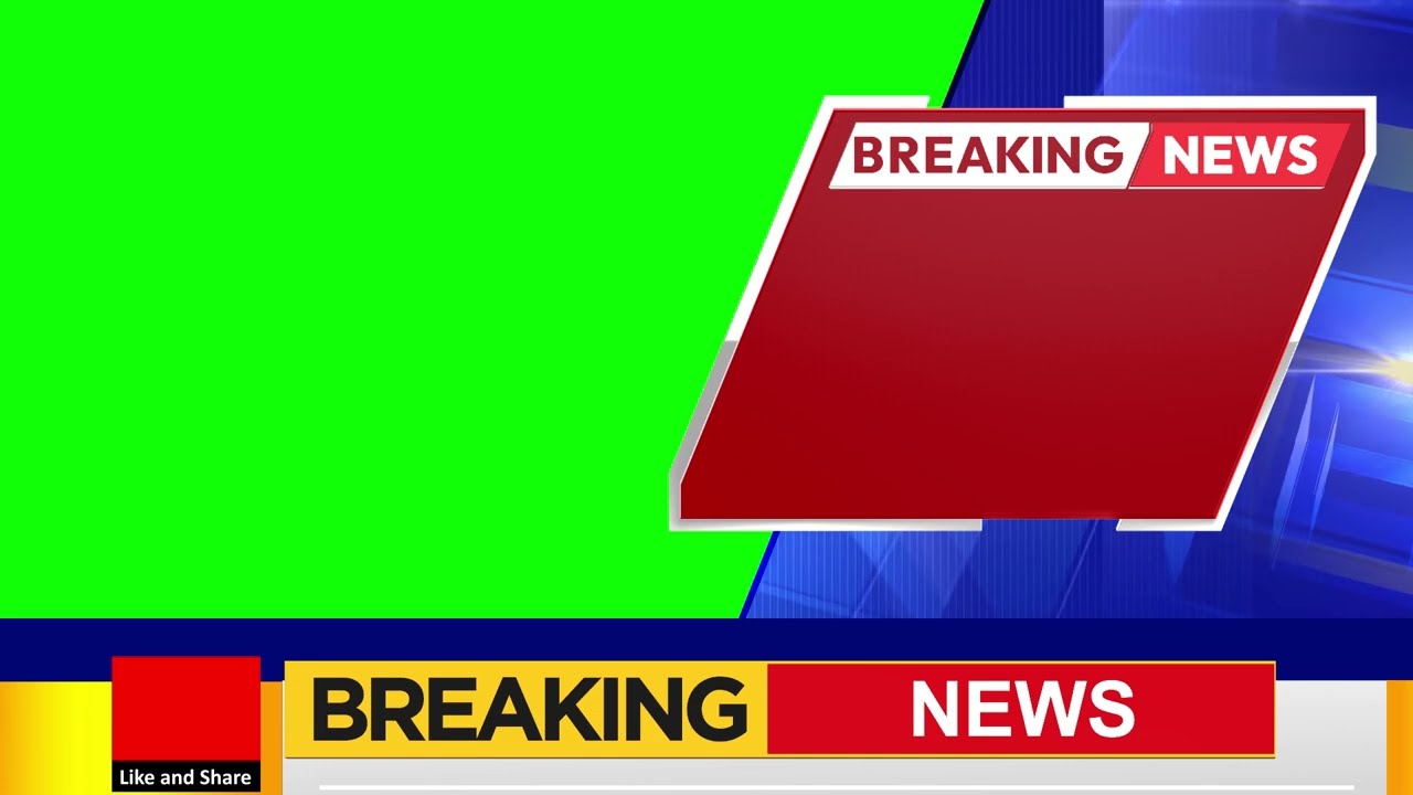Elegant Green Screen News Template Free Download