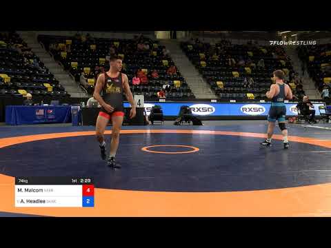 74 Kg Consolation Matthew Malcom Nebraska Golden Eagles Wrestling Club Vs Austin Headlee Sunkist K