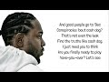 Kendrick Lamar - 6:16 in LA(Drake Diss) lyrics