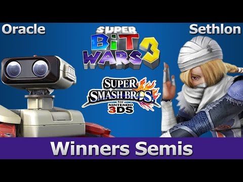 Super Bit Wars 3 Smash 3DS - Oracle (ROB) vs Sethlon (Sheik) - Winners Semis