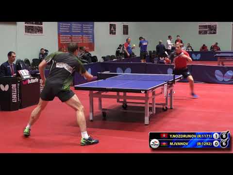 1.NOZDRUNOV - IVANOV #RUSSIAN #Championships #tabletennis #настольныйтеннис